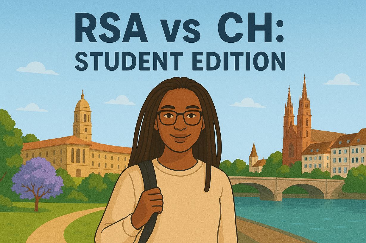 Starting a new life in a different city (RSA vs CH student edition)